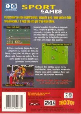 Sport Games (Brazil) box cover back